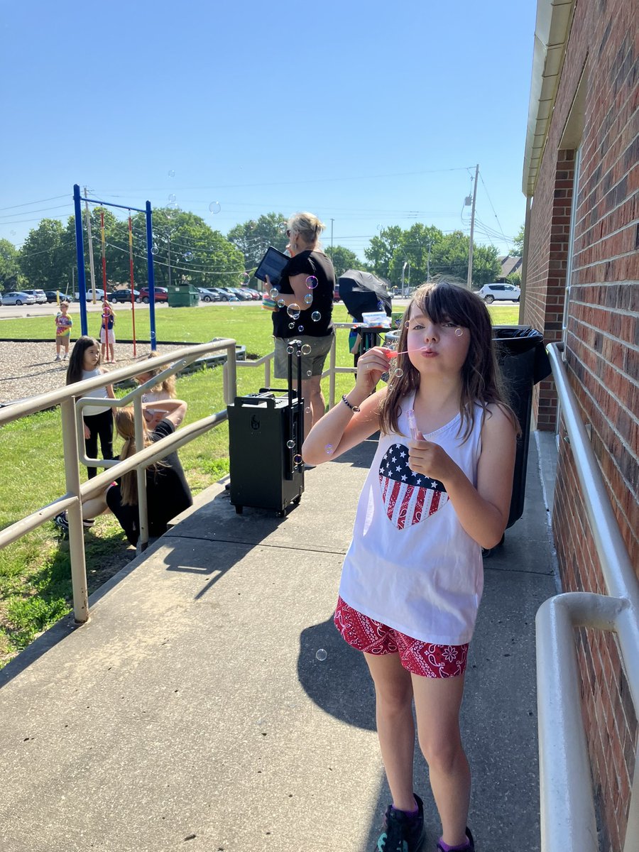Bubbles for our Togetherness Thursday activity today! #WildcatProud