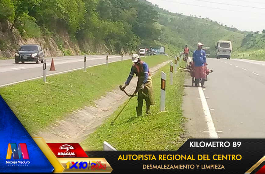 viasdearaguas's tweet photo. 🚧📸 Gdora. @Soykarinacarpio con la constancia y esfuerzo Mantenimiento vial km 89 de la #ARC de #Aragua tramo a tramo, kilometro a kilometro con desmalezamiento y limpieza, bajo los lineamientos del 1x10 del Buen Gobierno.
#VenezuelaPotencia
@NicolasMaduro @_Vpsops @VTVcanal8 https://t.co/b4QCKwcuoA