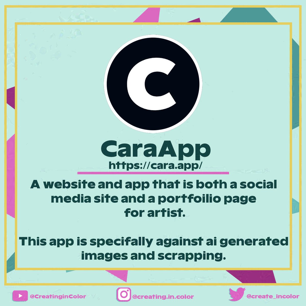 Creating in Color tweet media