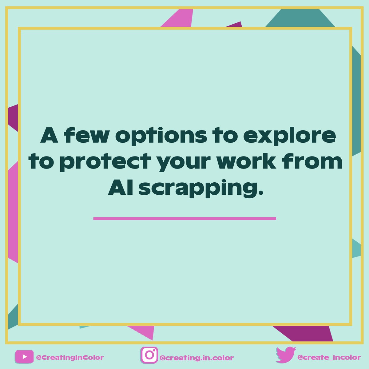 Creating in Color tweet media