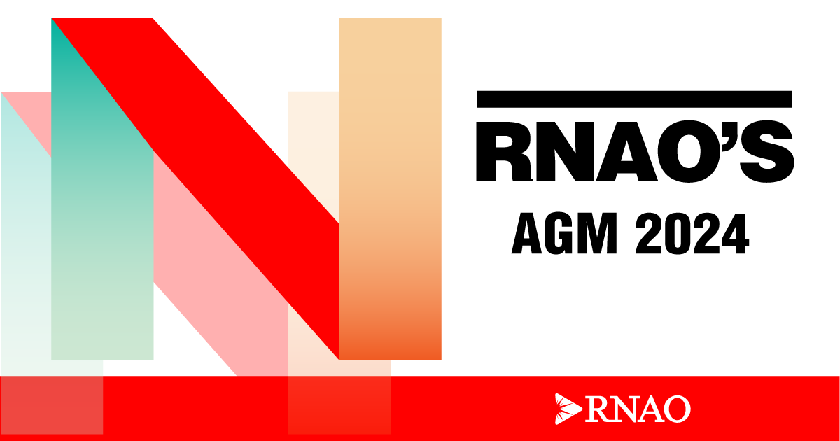 📢ONE WEEK LEFT: Join us for our 99th #RNAOAGM and be part of shaping the future of nursing &amp; health care. 

🎯Register for our FREE &amp; ticketed events today &amp; secure your place among health-care leaders: RNAO.ca/AGM

<a href="/DorisGrinspun/">Dr. Doris Grinspun 🇨🇦 RN, PhD, FAAN, O.ONT</a> <a href="/ClaudetteHollow/">Claudette Holloway</a> <a href="/LhamoDolkar2023/">Lhamo Dolkar</a>
