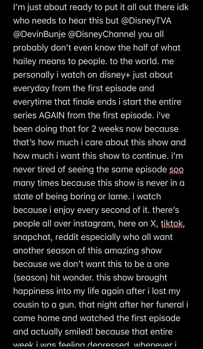 HaileyBank1811's tweet photo. @DevinBunje @DisneyTVA @DisneyChannel #savehaileysonit #renewhaileysonit #haileysonitseason2 https://t.co/zGlIfUMEIU