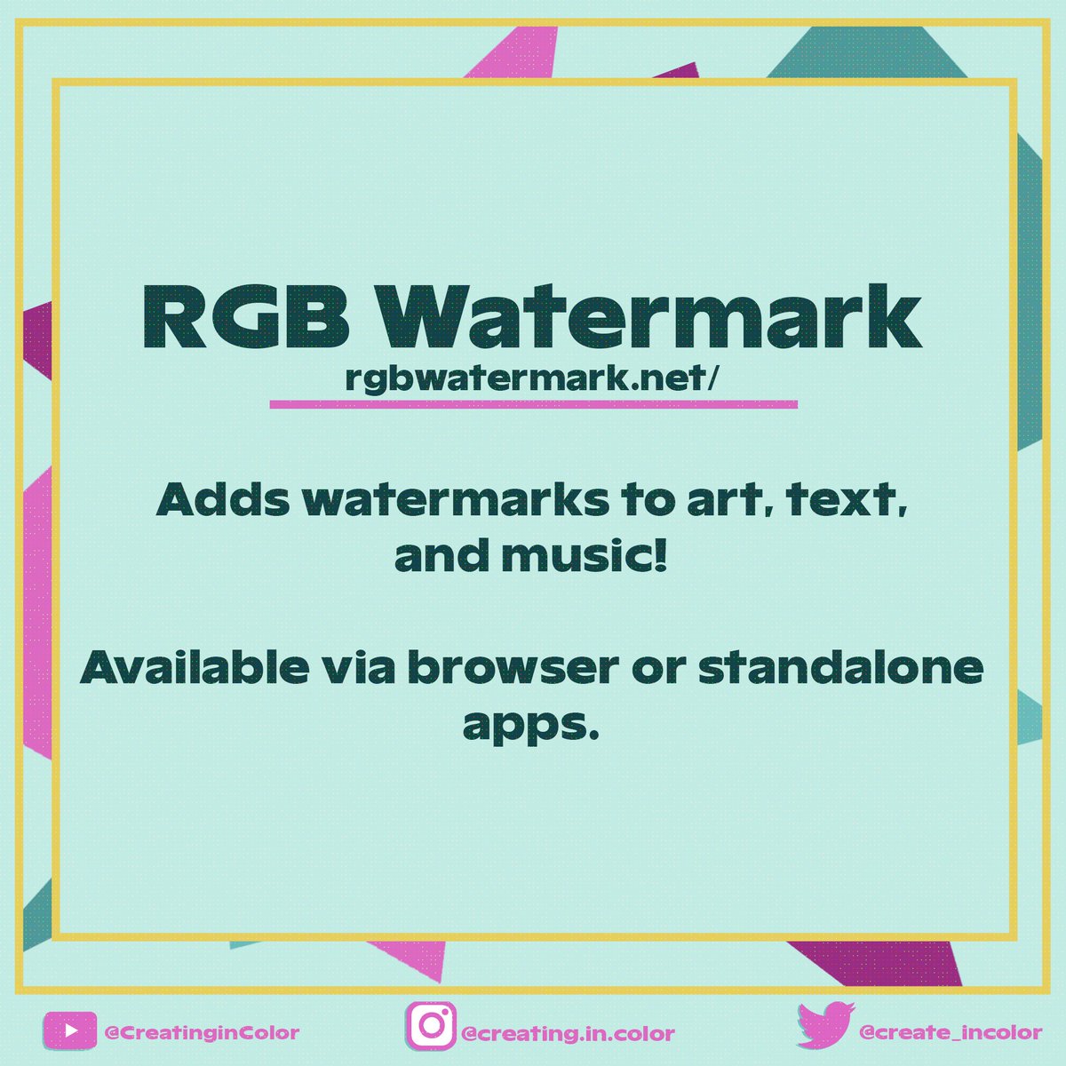 Creating in Color tweet media