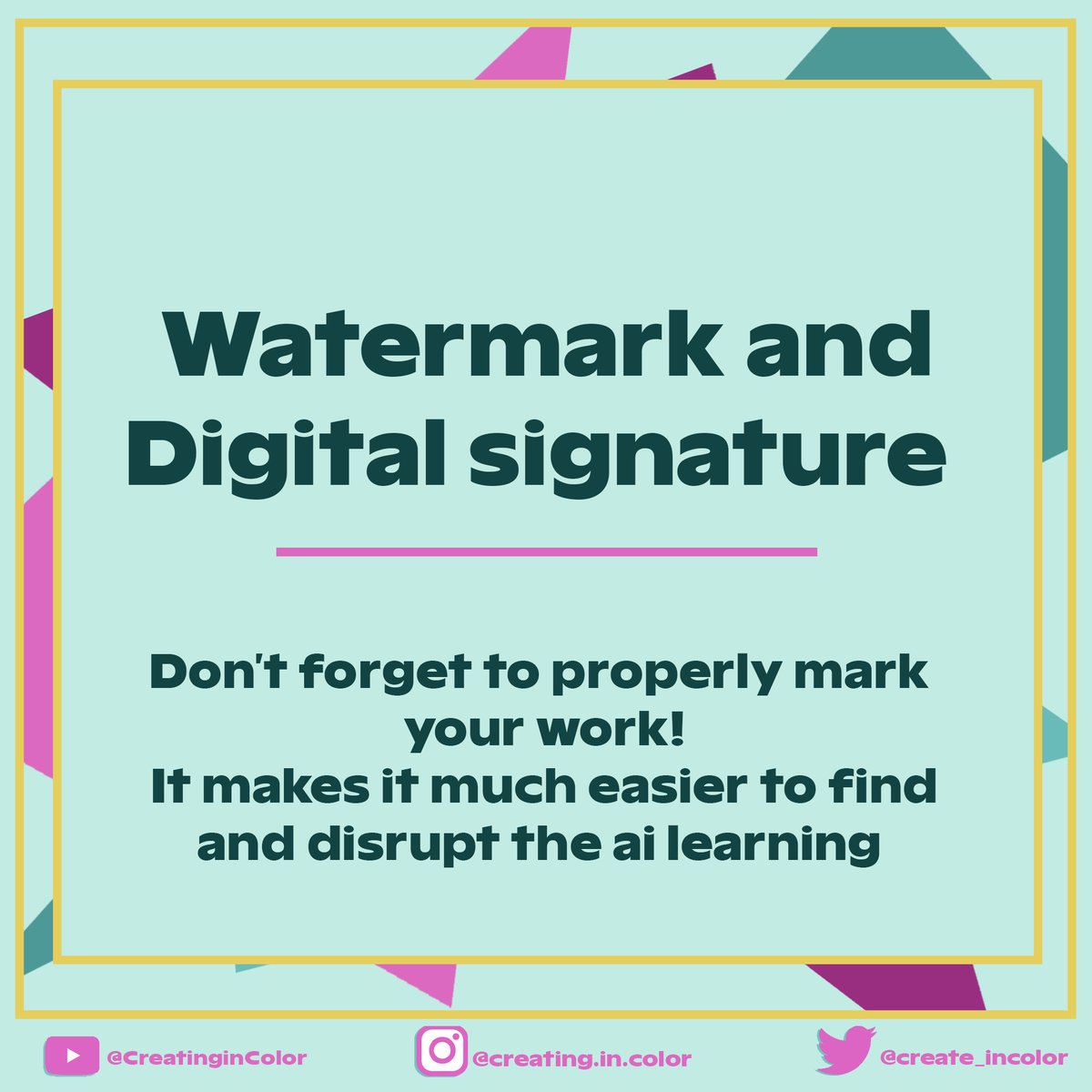 Creating in Color tweet media