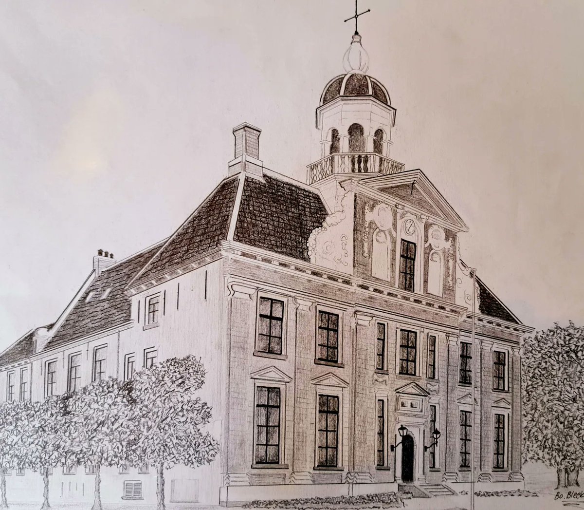 Heerenveen's tweet photo. Bo Bleeker kwam erachter dat ze graag tekent. Daarom besloot ze #Crackstate na tekenen.
Via de mail vroeg ze "Of de gemeente het leuk vindt om deze potloodtekening op te hangen?" Nou, dit prachtige werk krijgt een plek in de werkkamer van burgemeester @avine_fokkens, dankjewel! https://t.co/xfbjW0ihdp