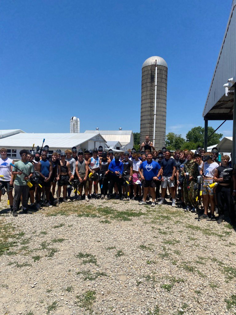 Team paint ball event!  <a href="/BoroFB_/">Springboro Football</a>