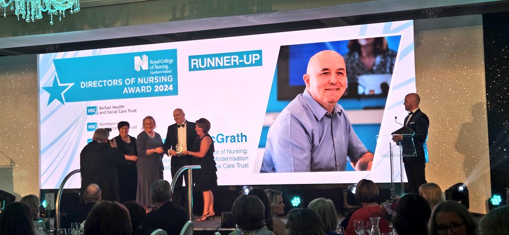 JonahAtos's tweet photo. Congratulations 🎊 to @BrendanMcGrat19 for winning the First Runner-up @RCN_NI Directors of Nursing Award 2024. Well done 👏 @WesternHSCTrust https://t.co/cTMqJdwaev