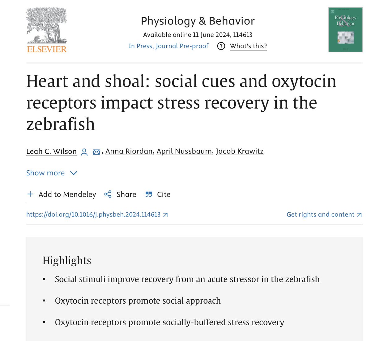 dsquintana's tweet image. Interesting paper + strong pun game 🐟doi.org/10.1016/j.phys…