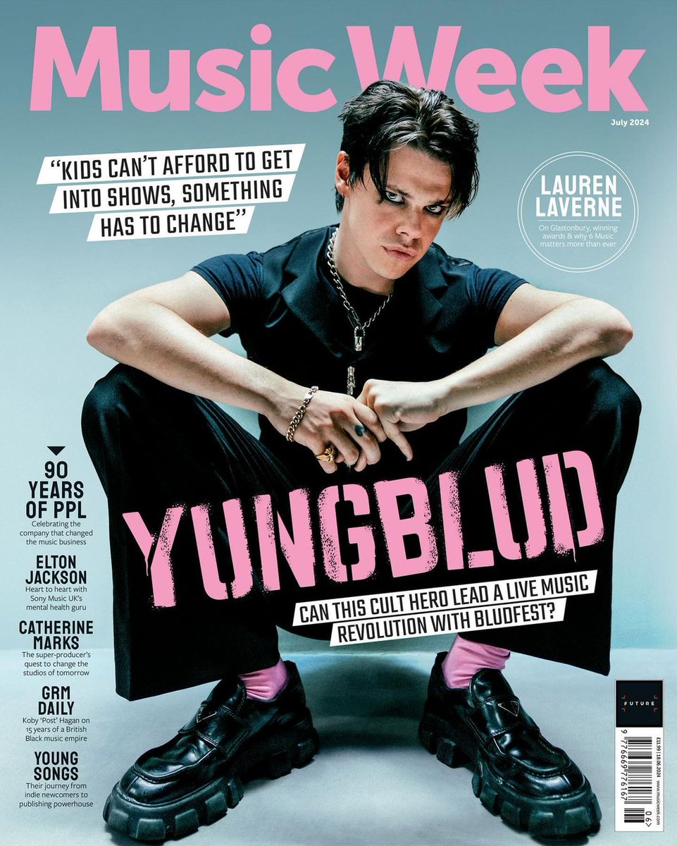 yungbIudupdates's tweet photo. "This is what I’ve wanted to do for my whole career: I want to change things and this is me putting my money where my mouth is" - yungblud for music week, on sale june 18th 🖤 https://t.co/fPn8BaJ9Jc