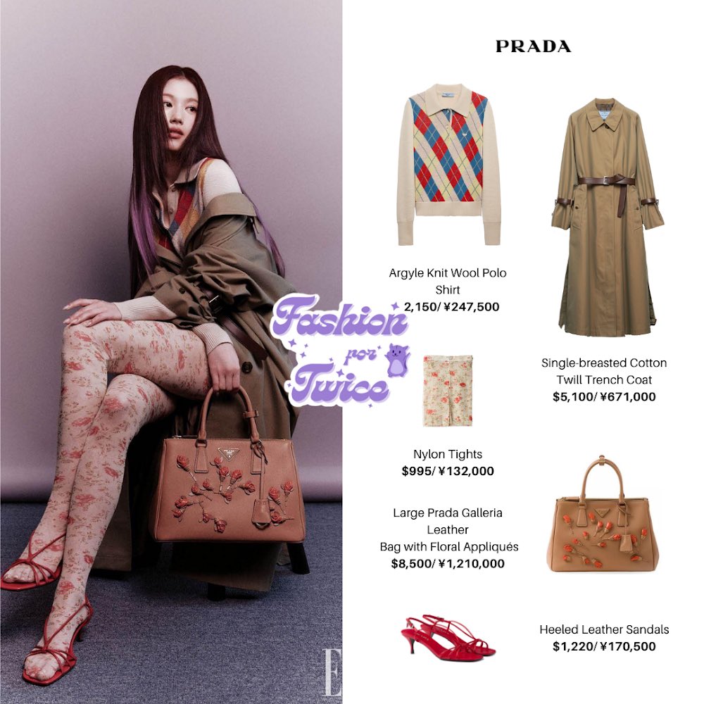 fashionfortwice's tweet photo. #SANA
Sana for Elle Korea May 2024 Issue Pictorial x Prada 🍀🪻💜
• #Prada •
@JYPETWICE
#TWICE #트와이스 #MISAMO #사나 #PradaFashionWeek #PradaSummer #PradaGalleria #PradaxSana https://t.co/ucekhRqAEA