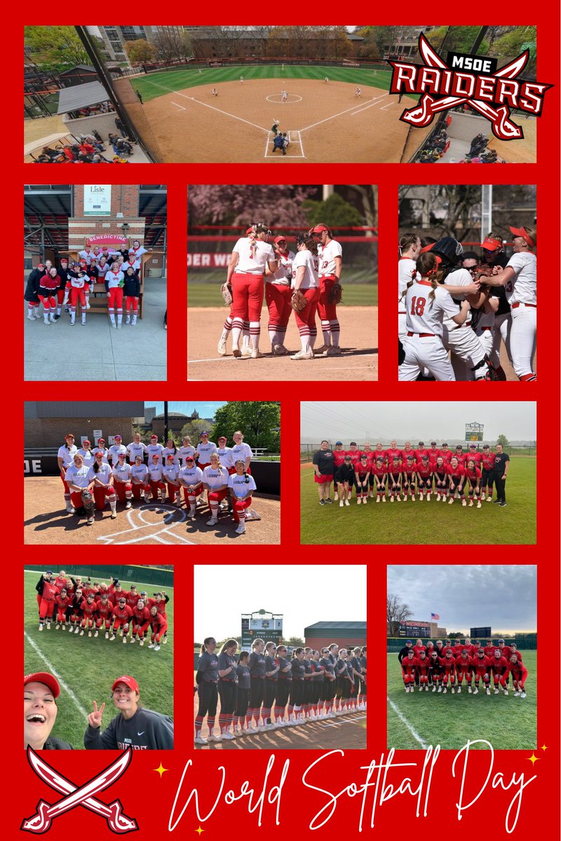 Happy World Softball Day to all who celebrate 🤩🫶🏼 #TheRaiderWay