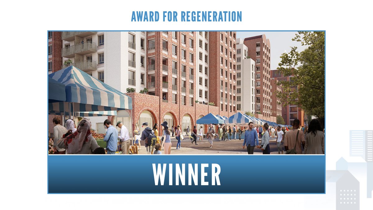🏗️ @BellPhillipsArc, your Regeneration award at the #PlanningAwards highlights your exceptional contributions to urban revitalization! Well done!
