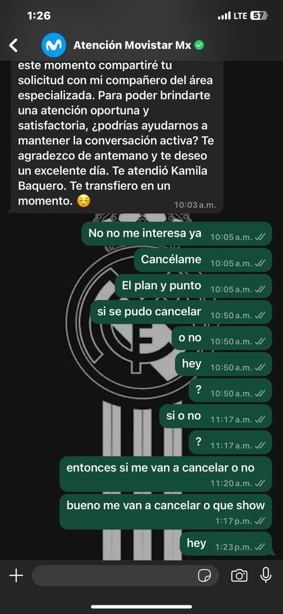 Mo0orriz's tweet photo. @MovistarMX  3 días para tratar de cancelar y se hacen bien weyes  si se va a poder o no ?o hay que quejarse en profeco https://t.co/SBZlIqF3VN