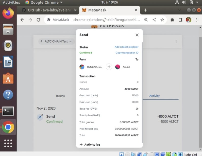 Alt3du's tweet photo. ALTC Chain (testnet) will be launched this year
#altc #altcrypto #altcwallet #bnb #binance #avax #usdt #vinu @cz_binance https://t.co/ygra6sl71J