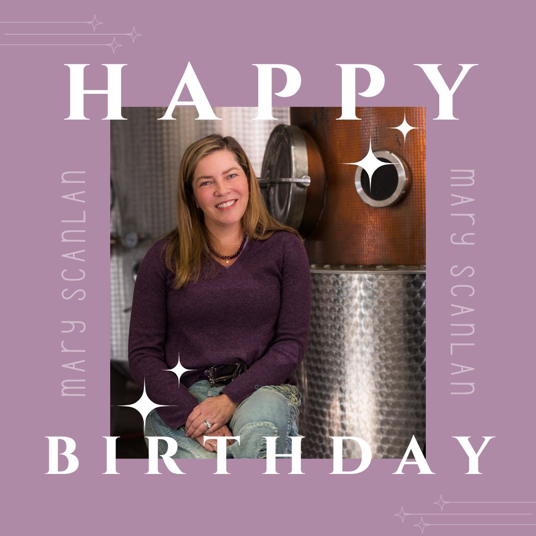 We're wishing a very Happy Birthday to our CEO, Mary Scanlan. We're raising a glass to you today, filled with Mary's Select Gin of course!
