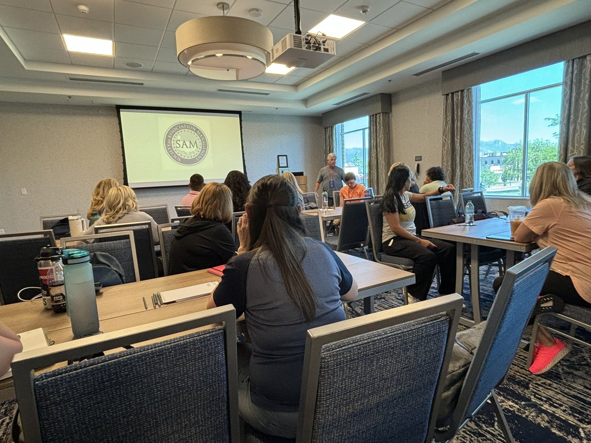jt1603's tweet photo. I’m really enjoying the SAM Leadership Development conference. I love the interactive sessions and networking opportunities. @asahperd @mjshields @SeanJStevens https://t.co/KqoII7YN8t