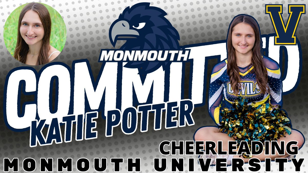 VictorBLDevils's tweet image. #2024VictorCACC Congratulations 
Katie Potter | D1 Cheerleading
Monmouth University