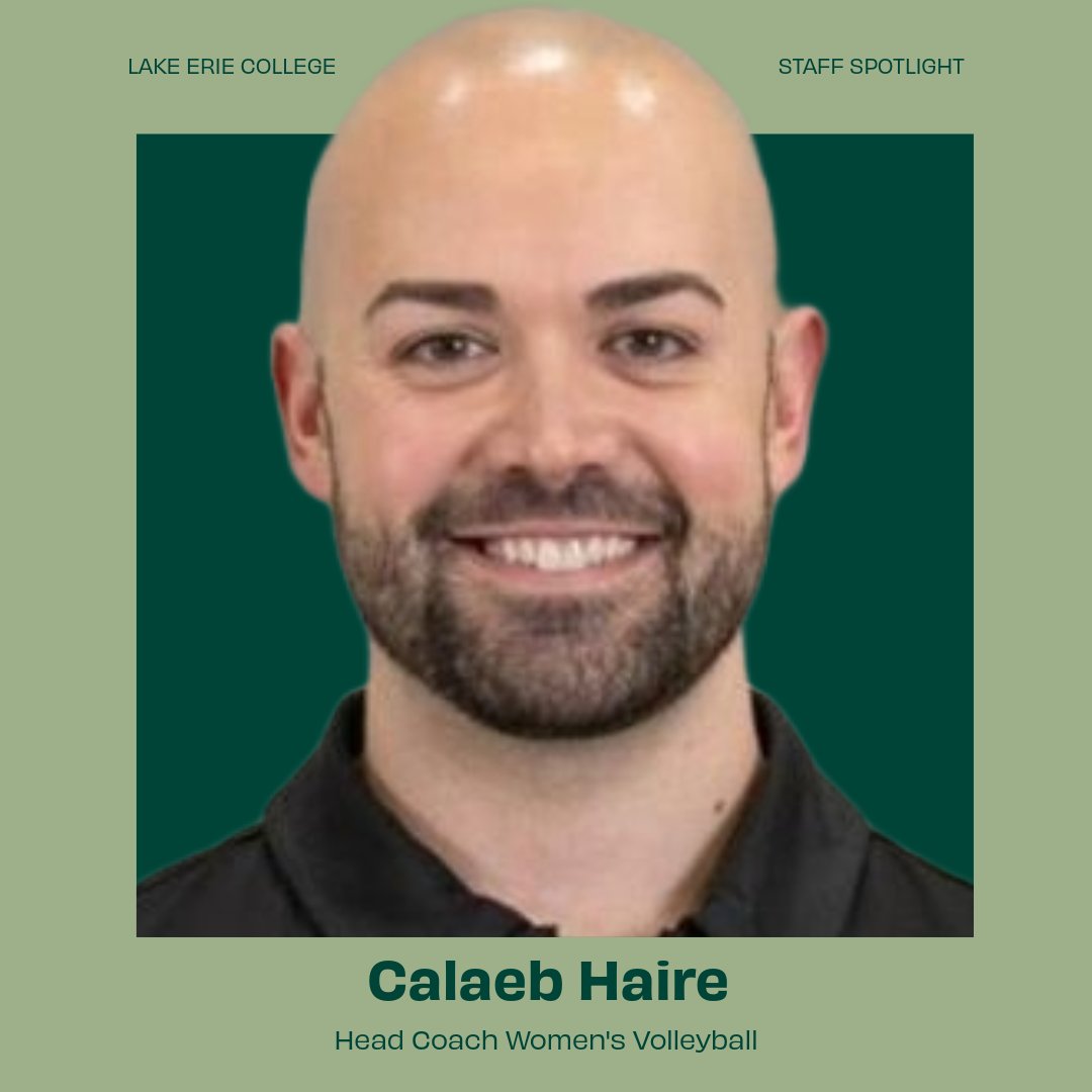 ⭐️Staff Spotlight ⭐️
Meet Calaeb Haire, our dedicated Head Coach for Women's Volleyball! Calaeb brings passion and expertise to our team both on and off the court.
Outside of work, Calaeb cherishes moments with his husband Colin and adorable mini Goldendoodle Archie.