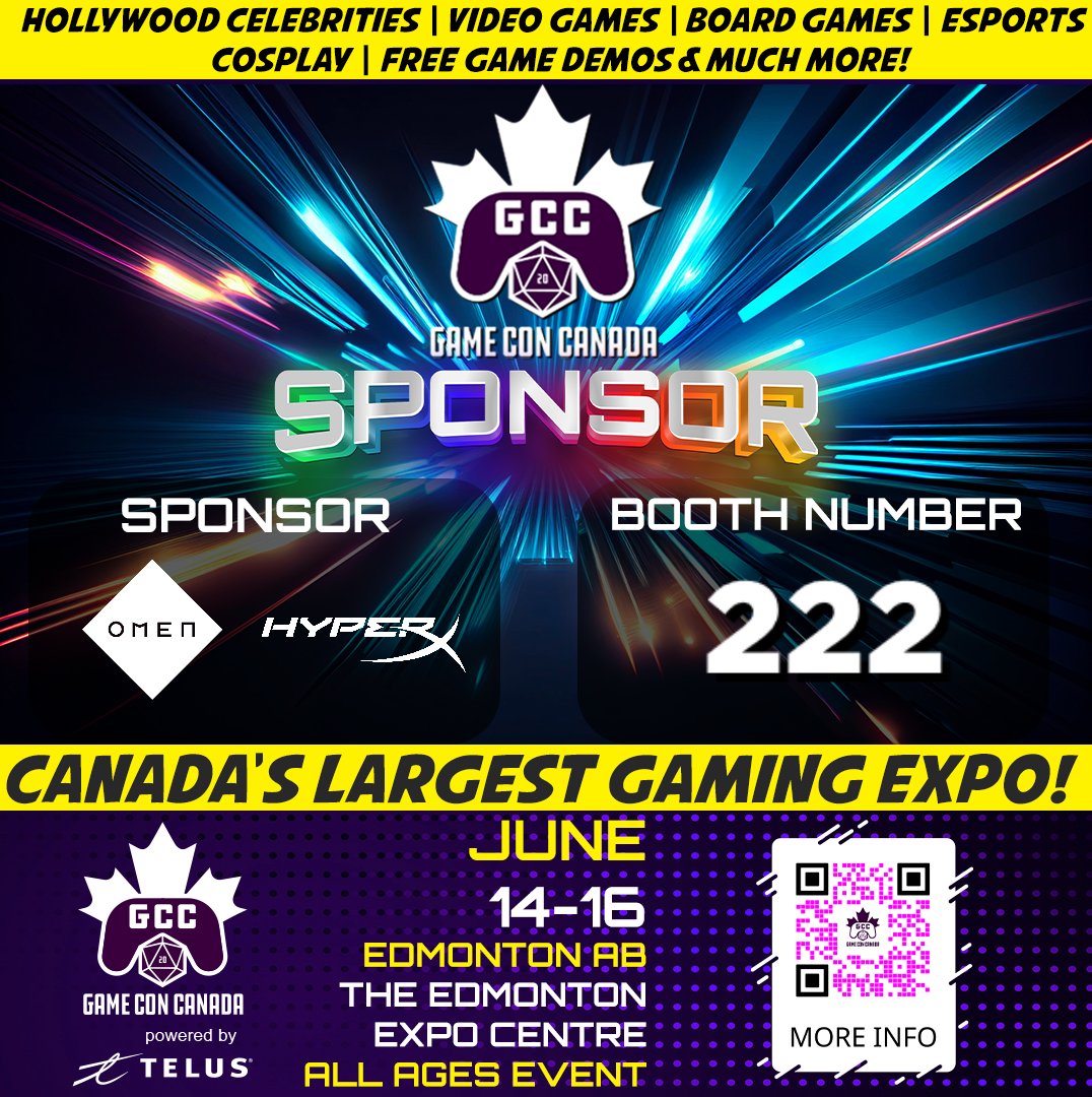 We’re excited to share that we’ll be at <a href="/gameconcanada/">GameConCanada</a> this weekend! Come say hello at booth 222!

✅ <a href="/OMENbyHP/">OMEN</a> &amp; <a href="/HyperX/">HyperX</a> Giveaways
✅ Daily AimLabs Challenges
✅ 1v1s with <a href="/Halifax/">Halifax</a> 

and much more!