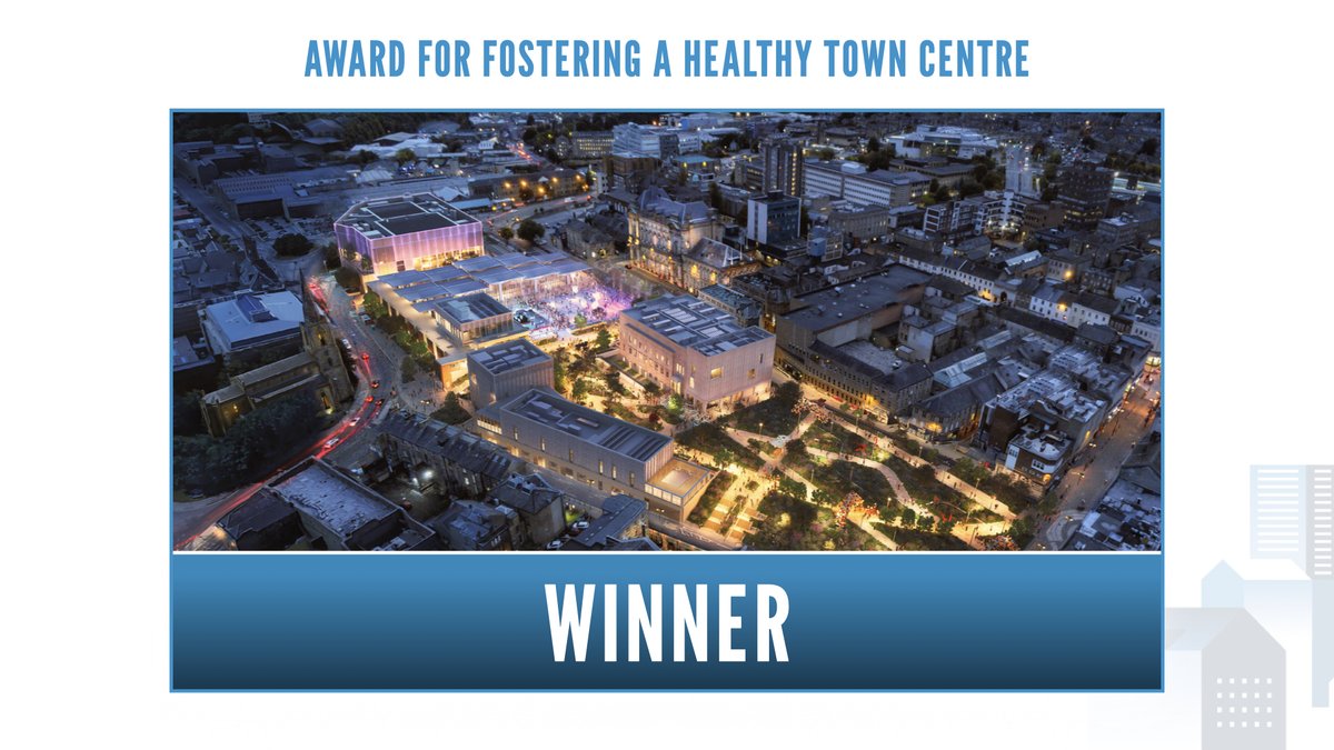 Cheers to <a href="/PegasusGroupUK/">Pegasus Group</a> for winning the award for Fostering a Healthy Town Centre at the #PlanningAwards! Your efforts make our towns vibrant and healthy! 🌆