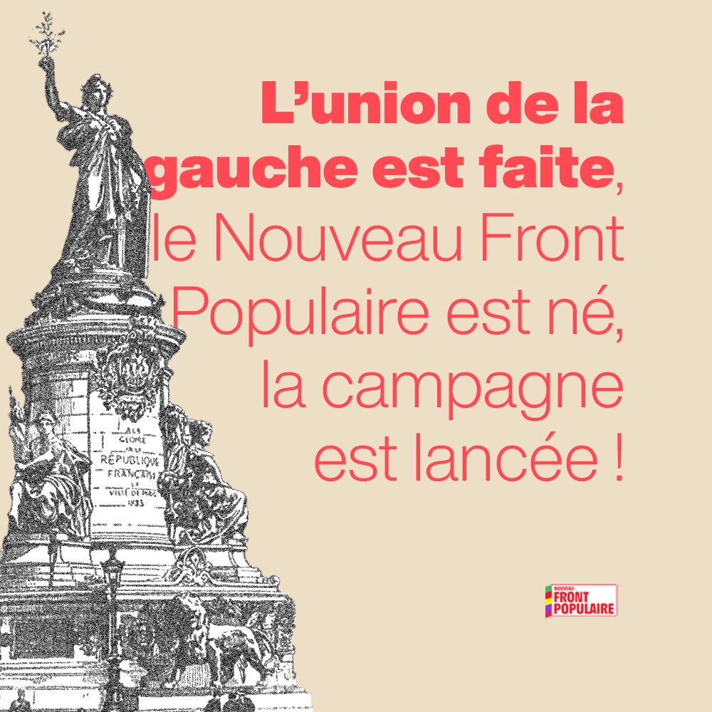 DesirEurope's tweet photo. La campagne est lancée !
#NouveauFrontPopulaire 
#FrontPopulaire https://t.co/hHrBvXsS4q