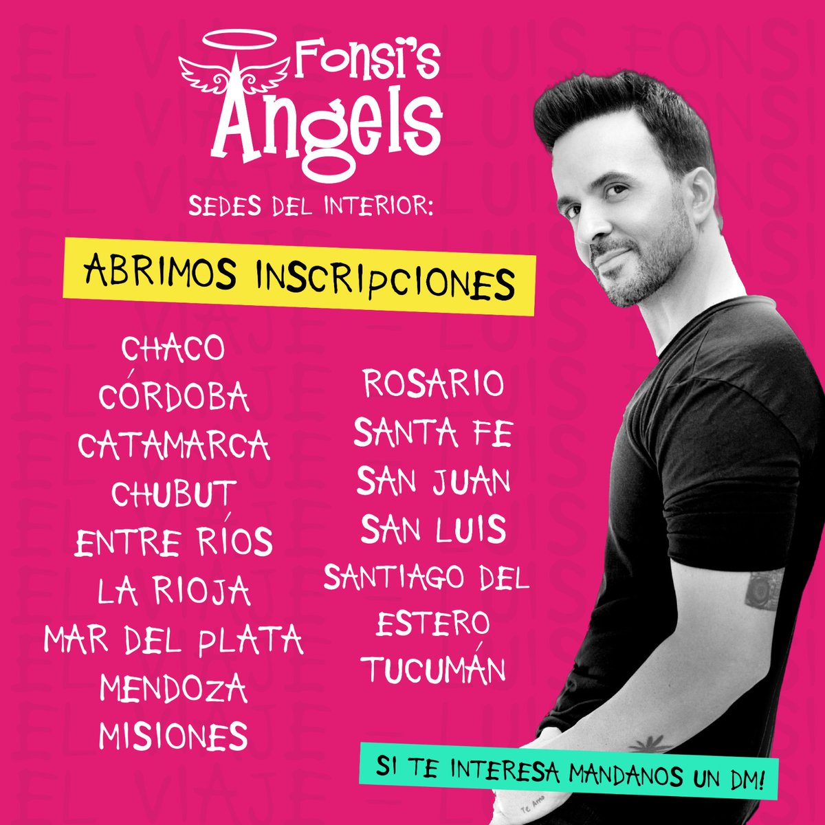 Te gusta <a href="/LuisFonsi/">Luis Fonsi</a> ???
Y que esperas para inscribirte!!!!?????
<a href="/Fonsisangels/">Fonsi's Angels Arg</a> 
Daleeeee, animate!!
