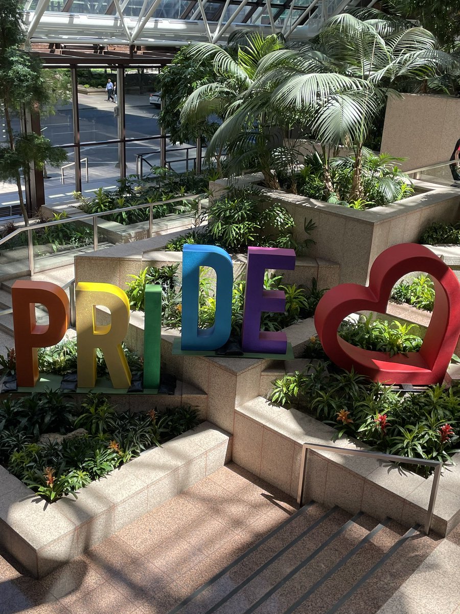 downtowncalgary's tweet image. Very nice #Pride display at Suncor Energy Centre! 🏳️‍🌈 #downtowncalgary #exploredowntownyyc