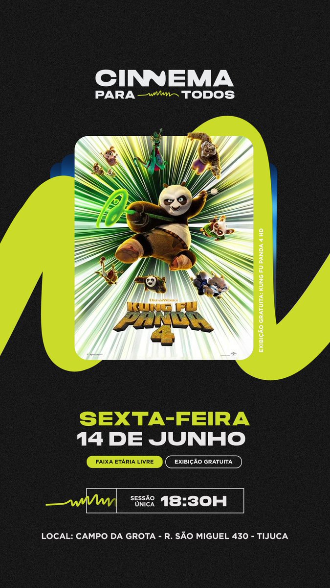 RobertinhoDona1's tweet photo. Atenção.
Cinema para as crianças amanhã na grota 
Não deixem de levar seus filhos. https://t.co/SeZKV3BJo2