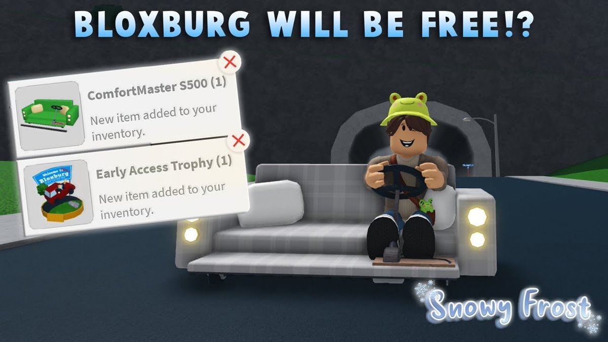 SnowyFrost3's tweet photo. Exciting news from Bloxburg! Introducing the driveable couch, trophy, and name tag, alongside several revamped items! 😄 Check out the details in my new YouTube video! https://t.co/UNxC58MgUQ #Bloxburg #Roblox #YouTube #RobloxGaming #RobloxCommunity #BloxburgUpdate #GameUpdates https://t.co/RJl1nWcS04