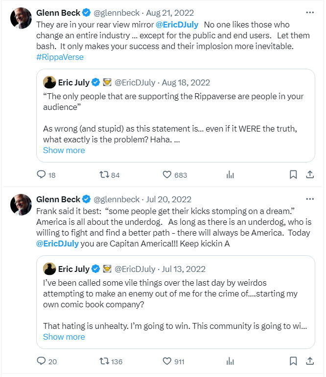 VitoComedy's tweet photo. I feel like we are in a genuine battle for the future of independent comics.

I choose the side that isn't being propped up by Fox News and paid for by Glenn Beck. https://t.co/zzT1SrFQSM
