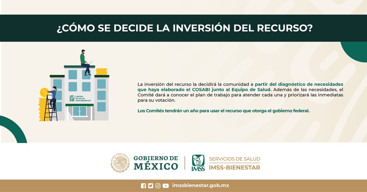 IMSS_Bienestar's tweet photo. 🏥Con los Comités de Salud para el Bienestar (#COSABI) aseguramos la transparencia en el uso de los recursos y fomentamos la participación comunitaria para la mejora de los #CentrosdeSalud #IMSSBIENESTAR cerca de ti ¡conócenos!👩⚕️🧑⚕️ https://t.co/tD3JmJ5cJm