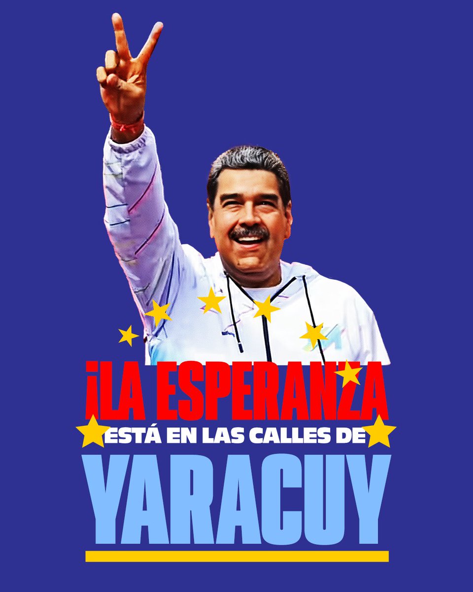 Mppopyara3's tweet photo. #Yaracuy|| Pueblo Victorioso #LaEsperanzaEstaEnLaCalle junto a nuestro Presidente @NicolasMaduro  Pueblo unido jamás será vencido.

@GRaulparedes https://t.co/j72NEgPDQS