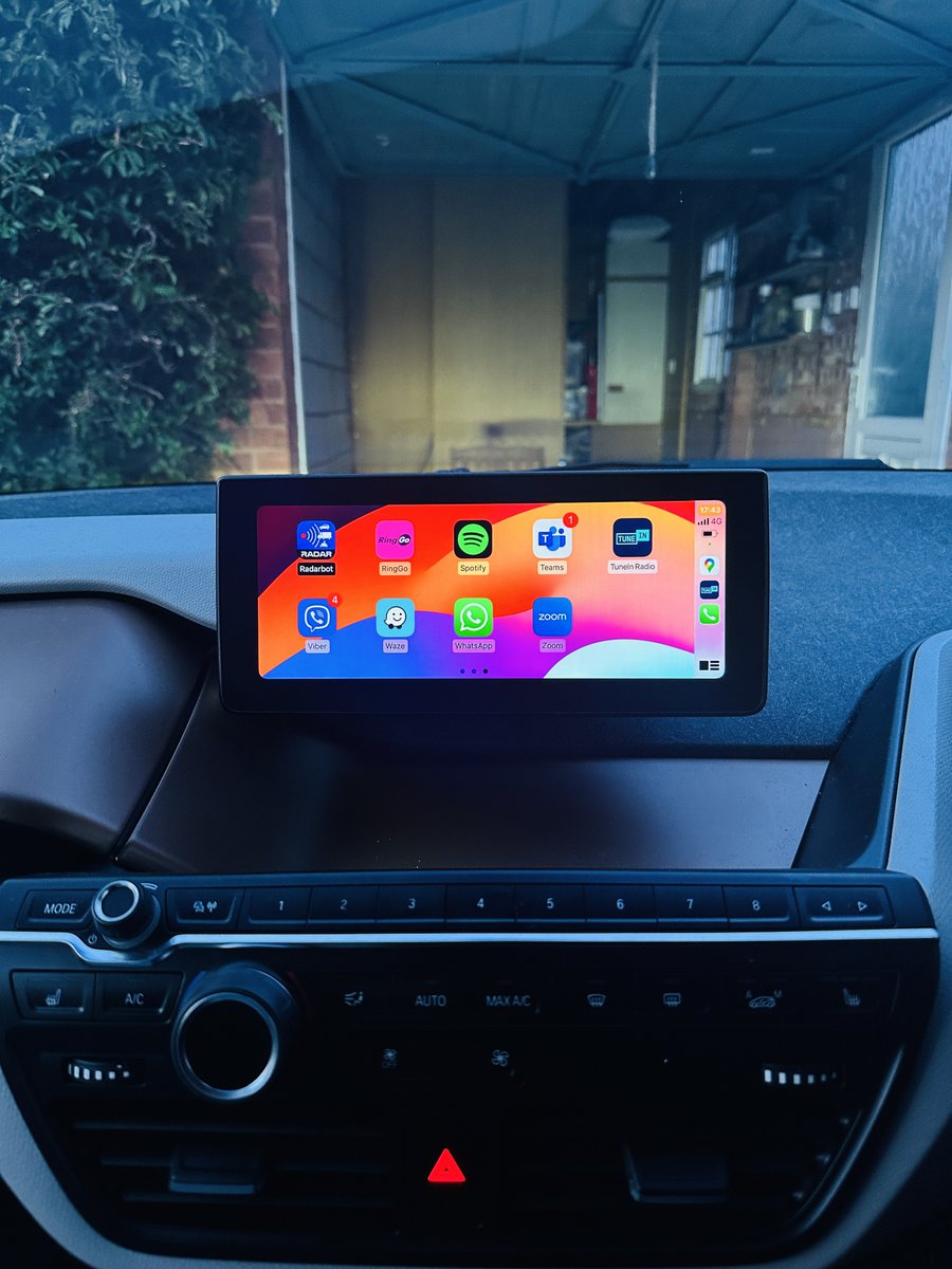 incartechie's tweet photo. BMW I01 i3 2019 activated with OEM BMW Full Screen Apple CarPlay 🦾
#applecarplay #applecar #carplay #bmwi3 #bmwi3s #i3 #bmwelectric #electriccar #carcoding #coding #activation #carmodified #carmodification #modifiedcar #carmultimedia #incarentertainment #incartechie https://t.co/JwGdGvRmUj