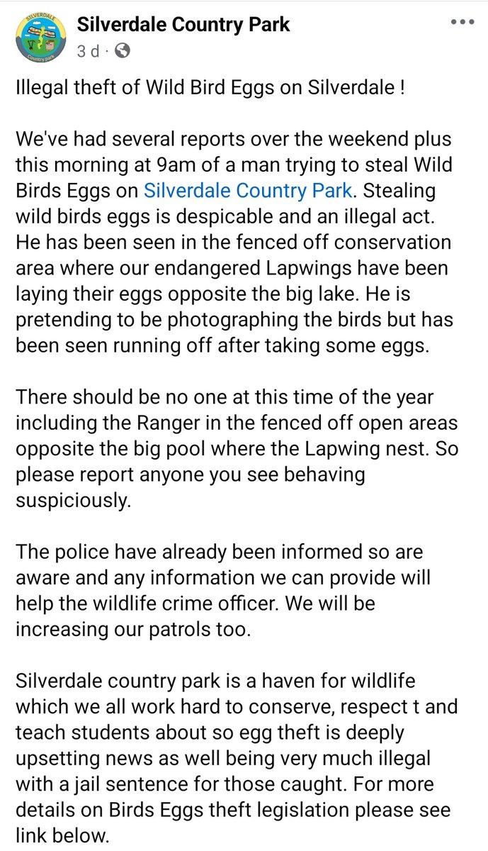 ROBgilb's tweet photo. Egg collector in north staffordshire be vigilant out there call out and report any suspicious behaviour. @Staffsbirdnews @StaffsWildlife @WestMidsBirding @WestMidBirdClub https://t.co/xDhzQUQ580