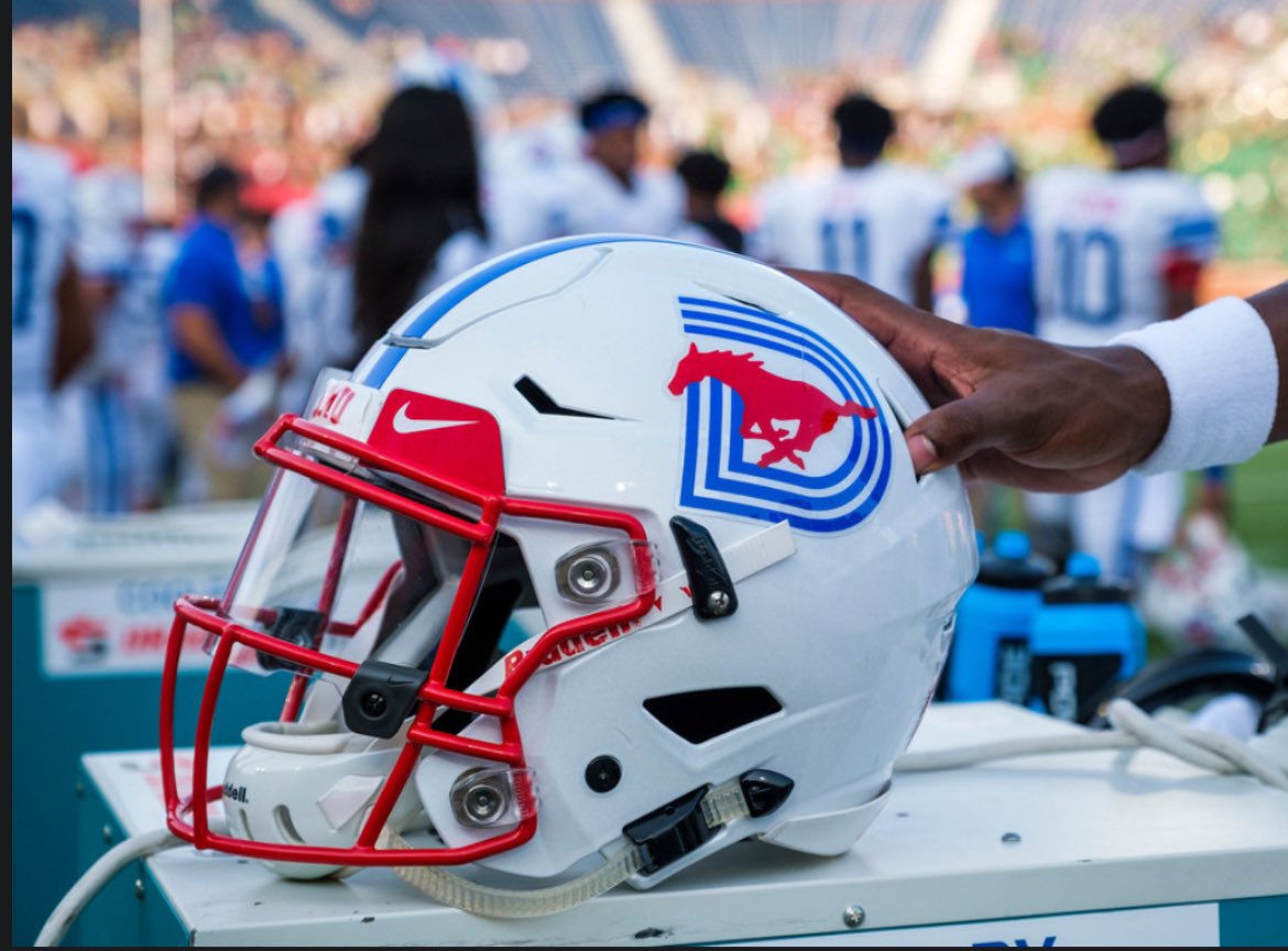 #AGTG I’m blessed to receive an offer from SMU!!⚪️🔵🔴<a href="/CoachFleen/">Coach Fleener</a> <a href="/MccollomX/">Coach Mac</a> <a href="/RyanJenkinsTV/">Ryan Jenkins</a> <a href="/drobalwayzopen/">David Robinson</a> <a href="/CoachRobLikens/">ROB LIKENS</a> <a href="/SMUFB/">SMU Football</a> <a href="/Rivals/">Rivals</a> <a href="/TFloss32/">Todd Glawson</a> <a href="/CoachHelzer/">Landon Helzer</a> <a href="/247Sports/">247Sports</a>