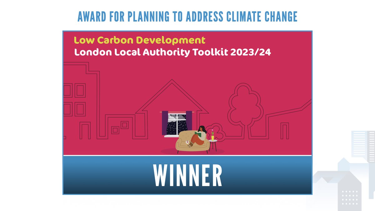 🌍 <a href="/hackneycouncil/">Hackney Council</a>, your work addressing climate change has earned you the Planning to Address Climate Change award at the #PlanningAwards! Kudos to you!