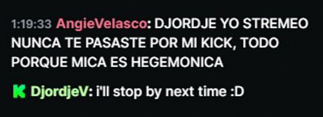 attvelasco_'s tweet photo. .@AngieVelasco08 cuando haces stream el staff de kick está esperando para ponerte en portada https://t.co/GqHFC11I3G