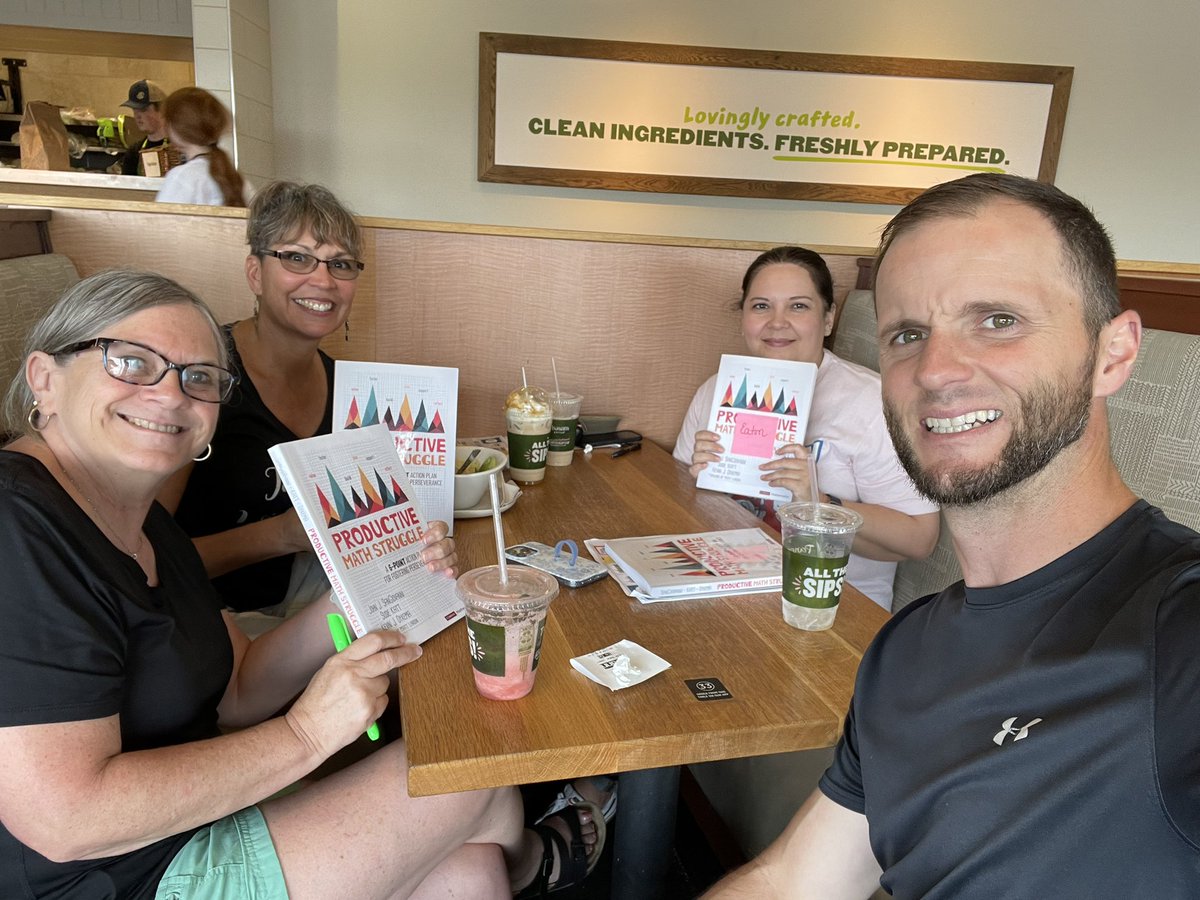 CoachSnow115's tweet photo. Productive Math Struggle Summer Book Study day 2 &amp; day 3 in the books!
Let’s get on the Productive Struggle bus and make stuff happen!
@JohnSanGiovanni @risdHS @whatsnewatrjh @robinsonisd https://t.co/C7yMp8QJ6h
