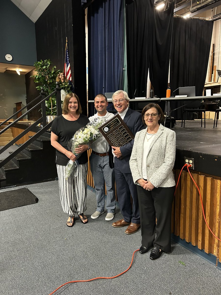 I was so happy to help South Kingstown school department recognize its 2025 Teacher of the Year Ms. Pamela Dolan, 1st grade teacher at Peace Dale School