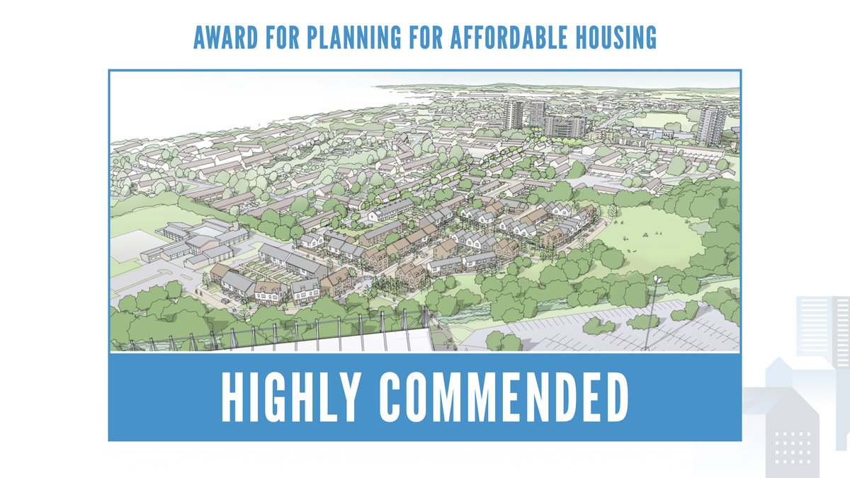 Congrats to <a href="/PeabodyLDN/">PeabodyLDN</a> &amp; <a href="/jtp_placemaking/">JTP</a> for being highly commended in Planning for Affordable Housing at the #PlanningAwards! Your commitment to creating affordable, sustainable communities is remarkable! 🏠