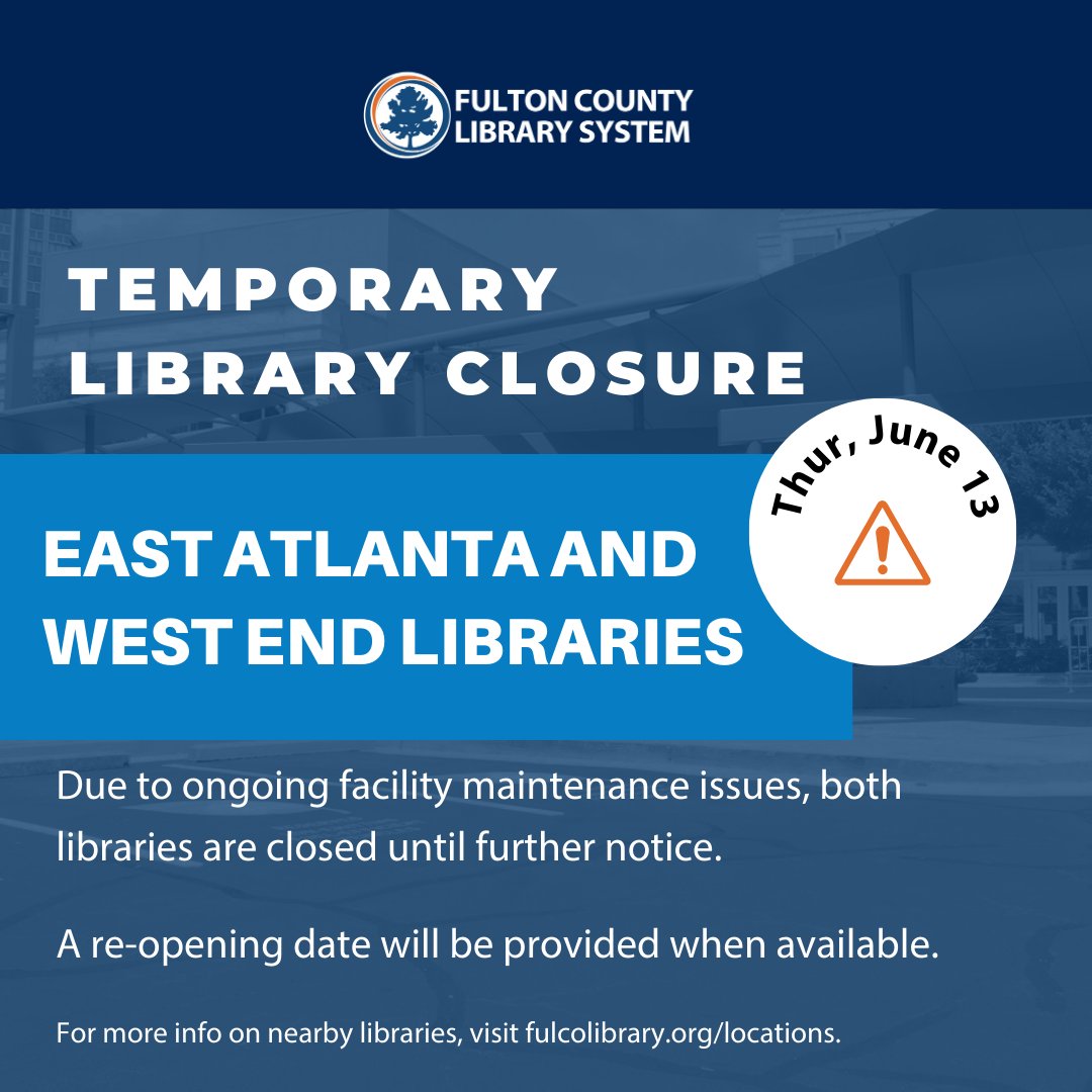 Fulton County Library System tweet media