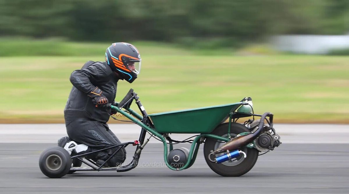 expomotonews's tweet photo. Nuevo récord Guinness de velocidad con una carretilla motorizada, Dylan Phillips. Es oficialmente el hombre en carretilla más rápido del mundo.
#motosdeportivas #AdrenalinaParaLaVida #adrenalinatotal #ExpoMoto #AdrenalinaDeportiva #motosport #motospeed #motociclo #motos https://t.co/Zr9T5C7jjS