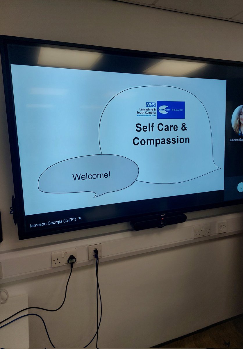 GeorgiaMJPsych's tweet photo. What a lovely evening I had delivering a session on Self Care &amp; Compassion at Deepdale @LSCft_CRoots for #CarersWeek2024 on behalf of @charlypsych 🩷💙 https://t.co/upX7lk0SbS