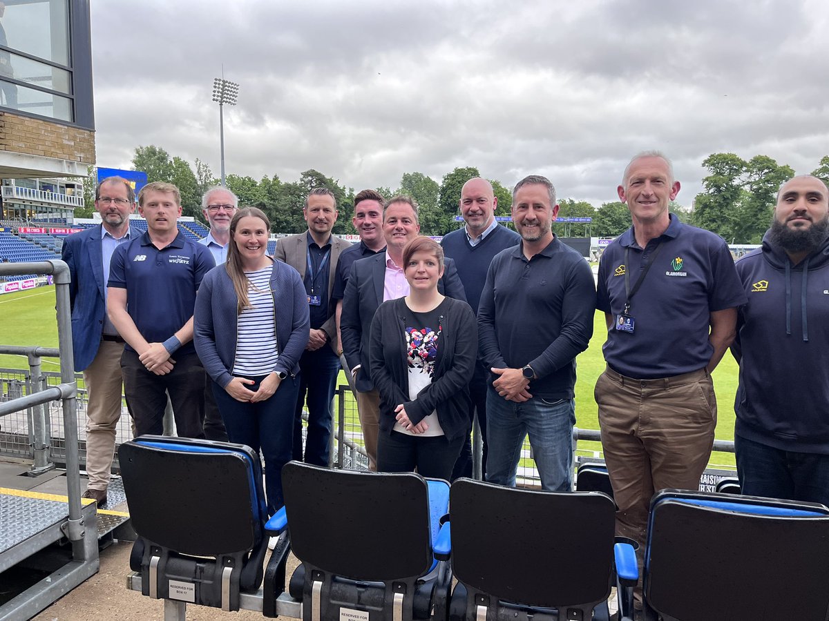 Despite the ☔️ it was good to meet with <a href="/sportwales/">Sport Wales</a> <a href="/WGCulture/">Llywodraeth Cymru Diwylliant a Chwaraeon</a> <a href="/LordsTaverners/">Lord's Taverners</a> and share our vision for every child having a 🏏 experience