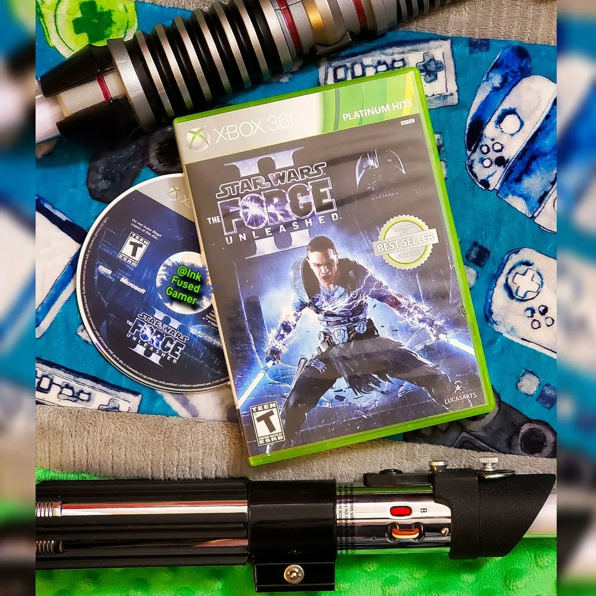 InkFusedGamer's tweet photo. Game number 23 finished for 2024; Star Wars The Force Unleashed 2!
And what better way to enjoy it, then while eating Star Wars Oreos!
#InkFusedGamer #StarWars #theforceunleashed2 #Starkiller #Lightsaber #TheForce #DarthVader #Skywalker #Jedi #Sith #mandalorian #Oreos https://t.co/rmOFQsvbeS