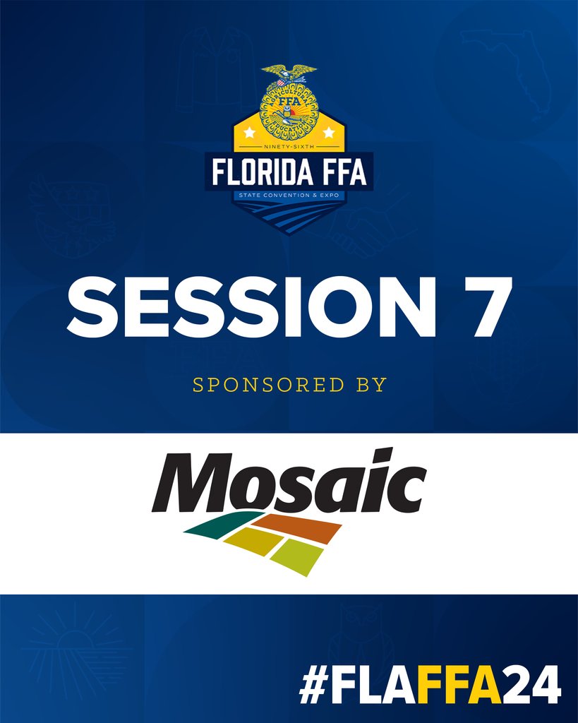 floridaffa's tweet photo. Appreciation goes out to The Mosaic Company for their support, making the seventh general session at #FLAFFA24 an unforgettable experience for all. 

🎥 Watch the livestream, sponsored by Ariat &amp; Eli's Western Wear at https://t.co/HFOeXlgiRg https://t.co/sSshmQaXiC