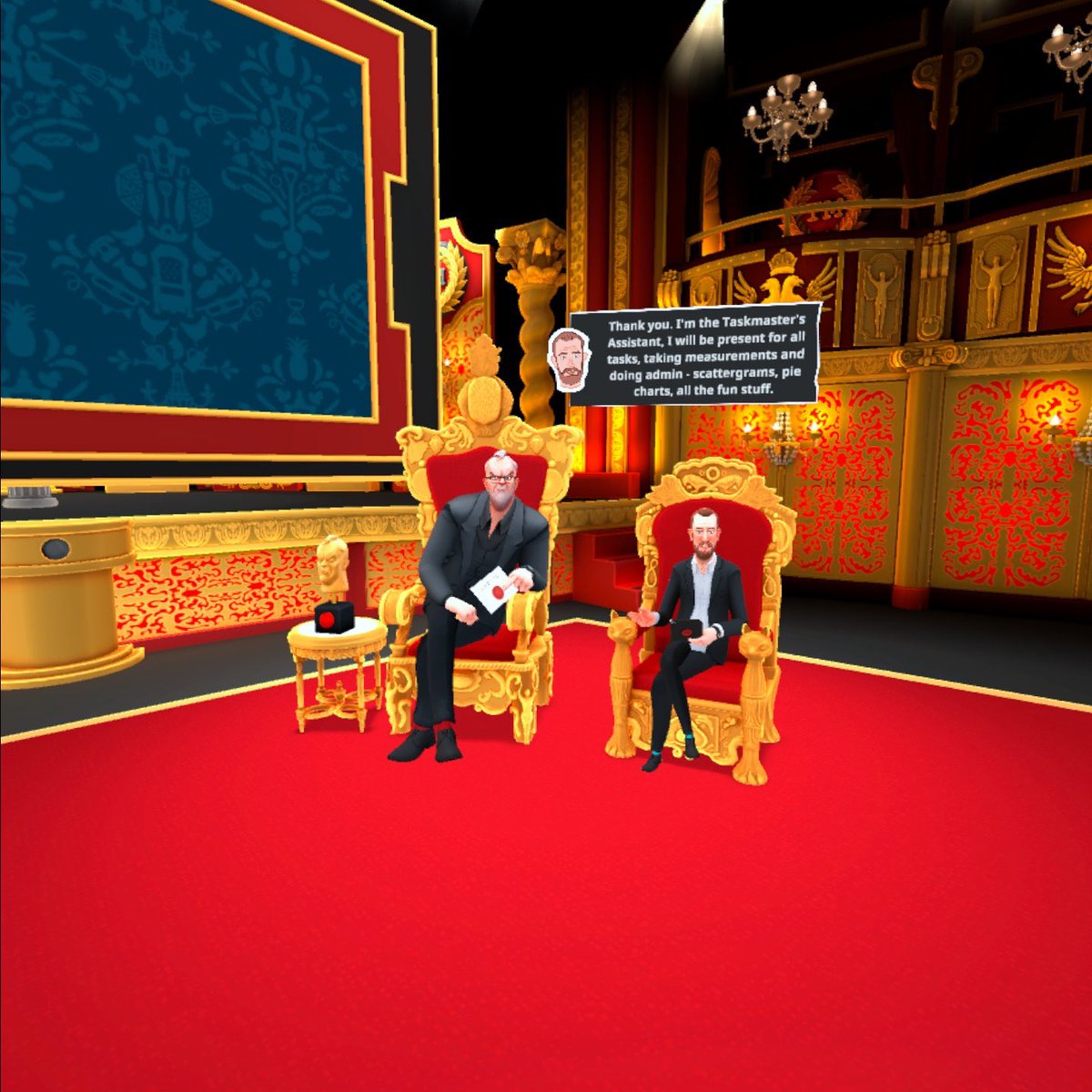 b1rdcor3_games's tweet image. Finally made it onto Taskmaster. Alex did not like his healthy sandwich.

#nowplaying #taskmaster #taskmastervr #vr #meta #metaquest2 #quest #virtualreality #games #gamer #gaming #videogame #videogames #videogamer #screenshot #capture @scallywagarcade @AlexHorne @taskmaster