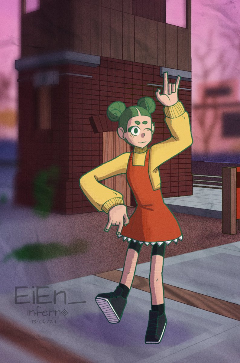 Eien_Inferno's tweet photo. No estaba muy seguro de que hacer cuando ví el DTIYS pero sabía que queria hacer algo ya que la pose me llamo la atención además del diseño js 
#zedrig7k https://t.co/HPDR4o3x2b