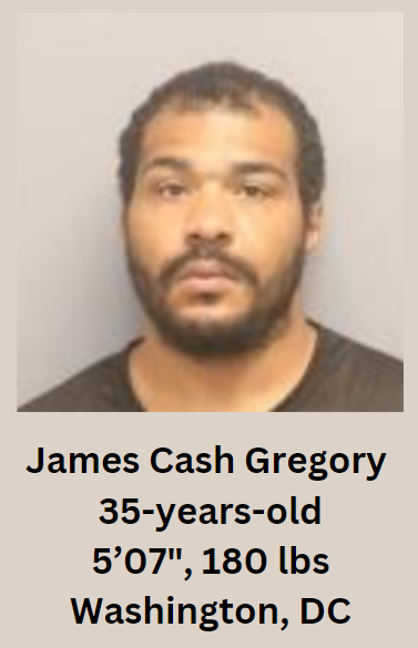 𝐄𝐬𝐜𝐚𝐩𝐞𝐝 𝐏𝐫𝐢𝐬𝐨𝐧𝐞𝐫
𝟐𝟒-𝟕𝟐𝟏𝟐𝟐𝟔
James Cash Gregory is an escaped prisoner from the Anne Arundel County Jennifer Road Detention Center.  He walked off the Anne Arundel Medical Center premises at 11 a.m. this morning and was last seen in the area of Truxtun Park