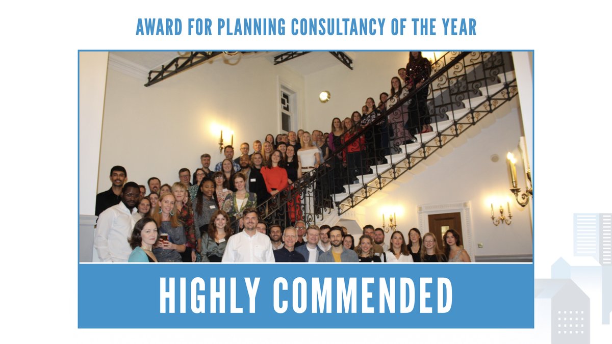 🎉 Big congratulations to <a href="/luctweeting/">LUC</a> for being highly commended in Planning Consultancy of the Year at the #PlanningAwards! Your dedication to excellence in urban planning is truly inspiring!